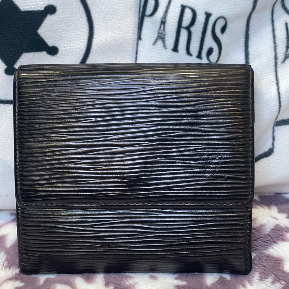 Vintage Louis Vuitton black wallet